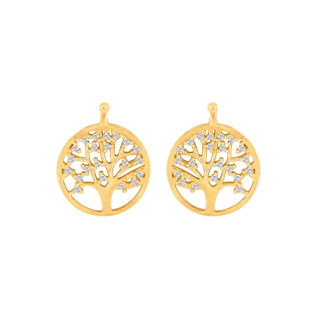 Silver system pendant tree of life m/cz