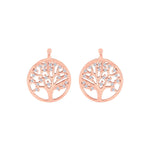 Silver system pendant tree of life m/cz