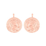 Silver system pendant coin 16x16mm