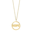 Silberanhänger HOPE LOH 20mm inkl. Kette