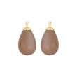 Moonstone drop w/8tk. Gold