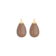 Moonstone drop w/8tk. Gold