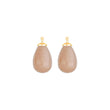 Moonstone drop w/8tk. Gold