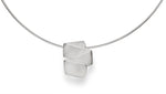 925/- Vedhæng børstet, dia. 0,03CT WP1