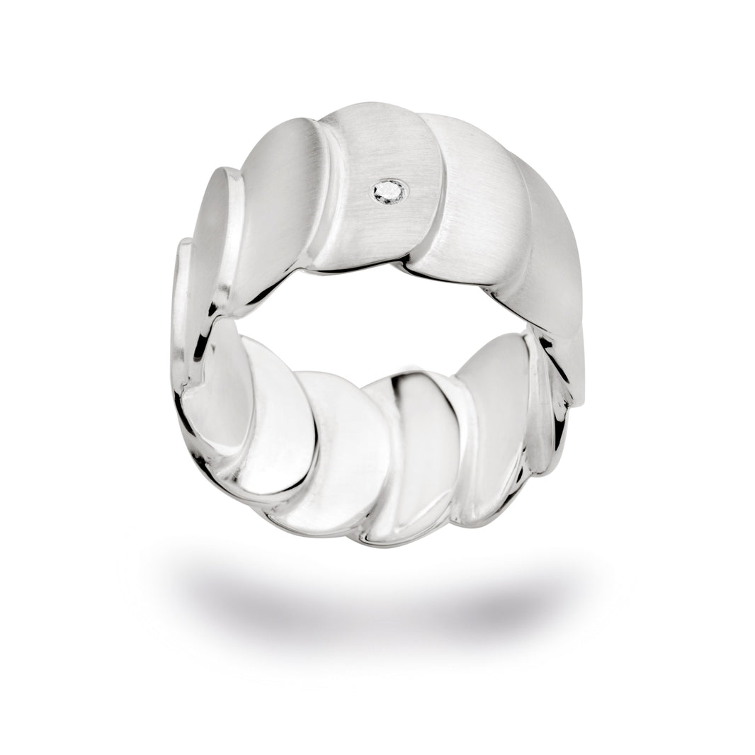 925/- Ringmatte, DIA. 0,03 CT WP1