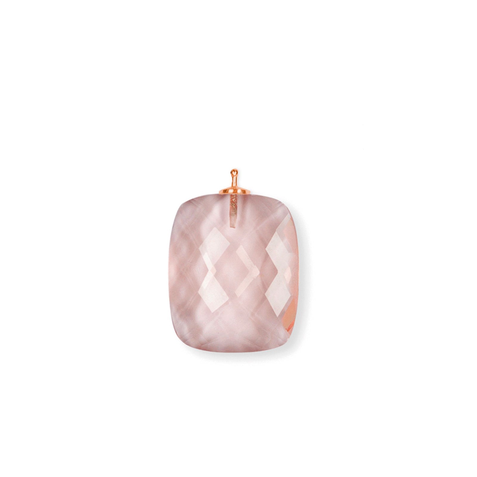 Faceted quartz glass