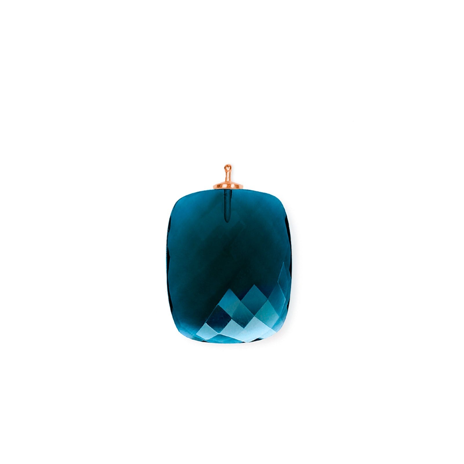 Faceted quartz glass
