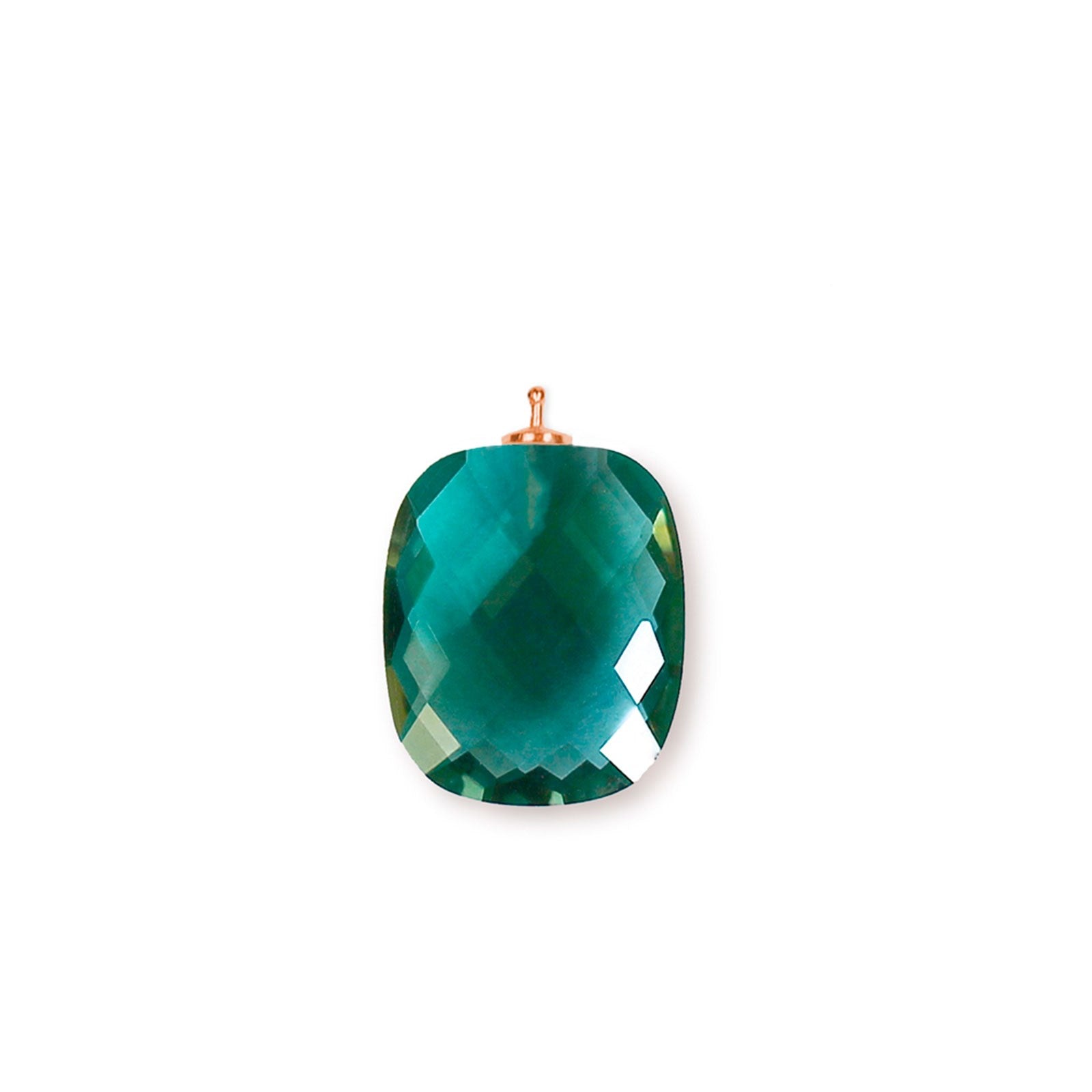 Faceted quartz glass