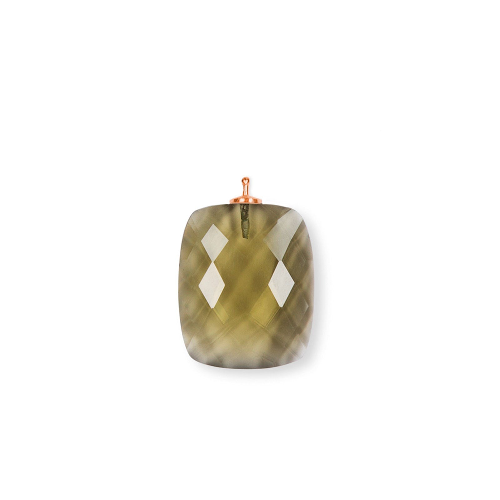 Faceted quartz glass