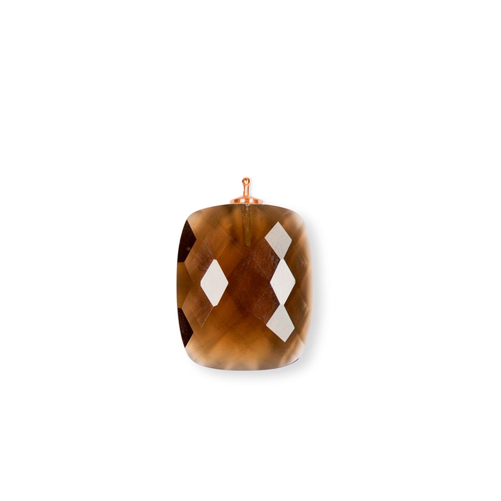 Faceted quartz glass
