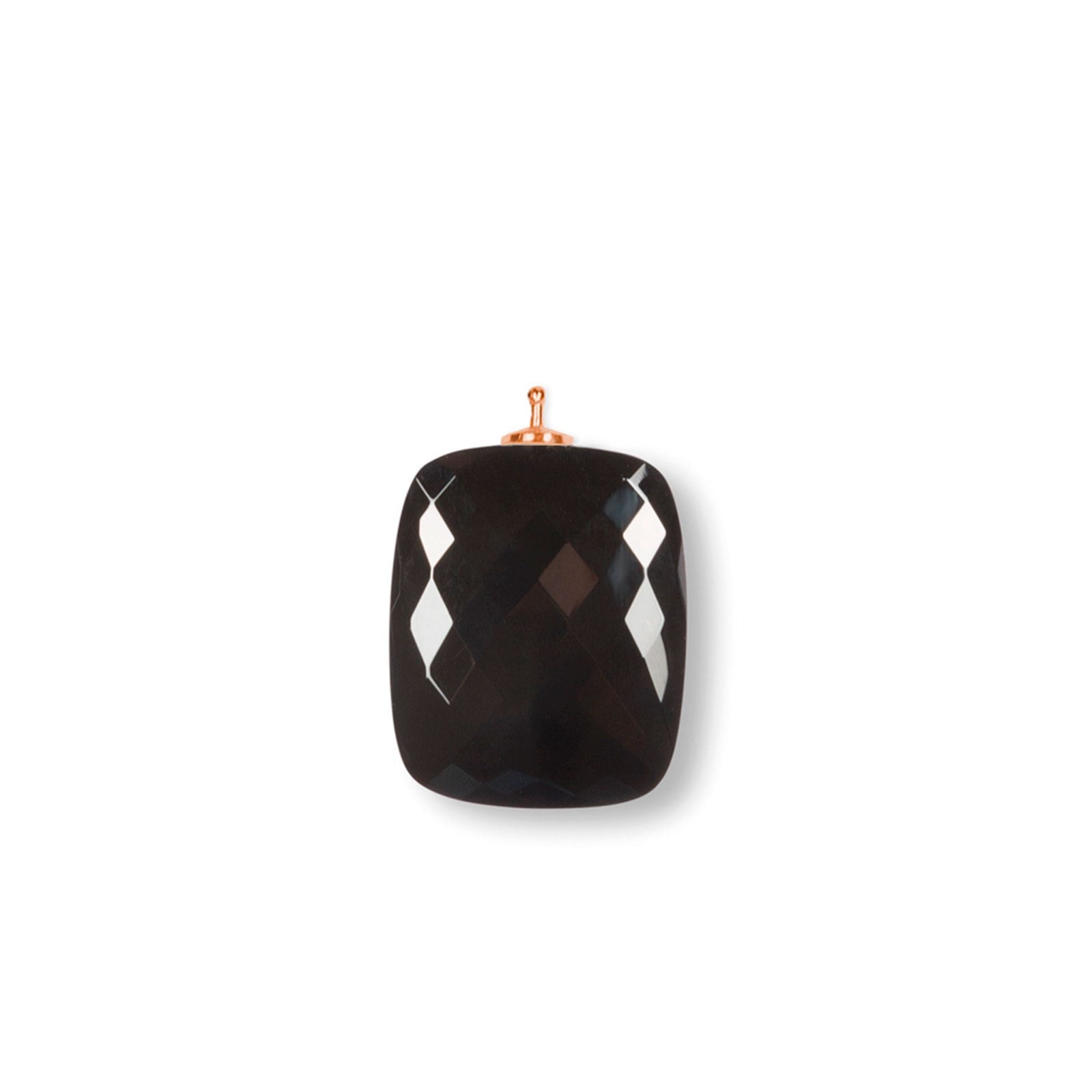 Faceted quartz glass