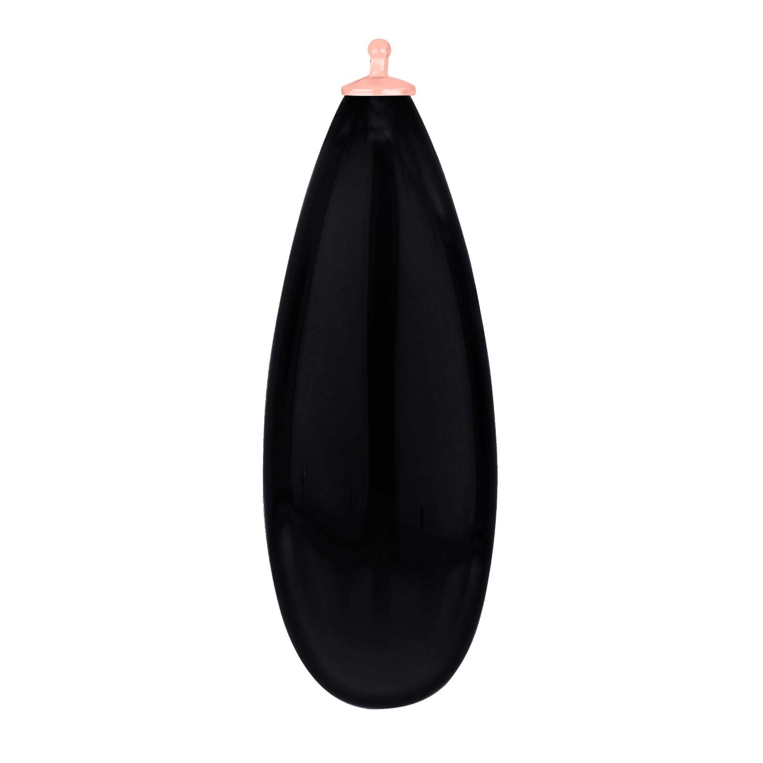 Böhmischer Quarzglastropfen - 95 / Rosévergoldet