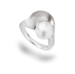 925/- Call, rho. matt, Zuchtperle weiß