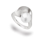 925/- Call, rho. matt, Zuchtperle weiß