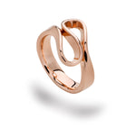 925/- Ring, pink glänzend fg