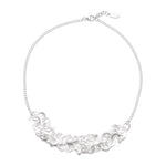 925/- collier børstet, 49CM + 3CM