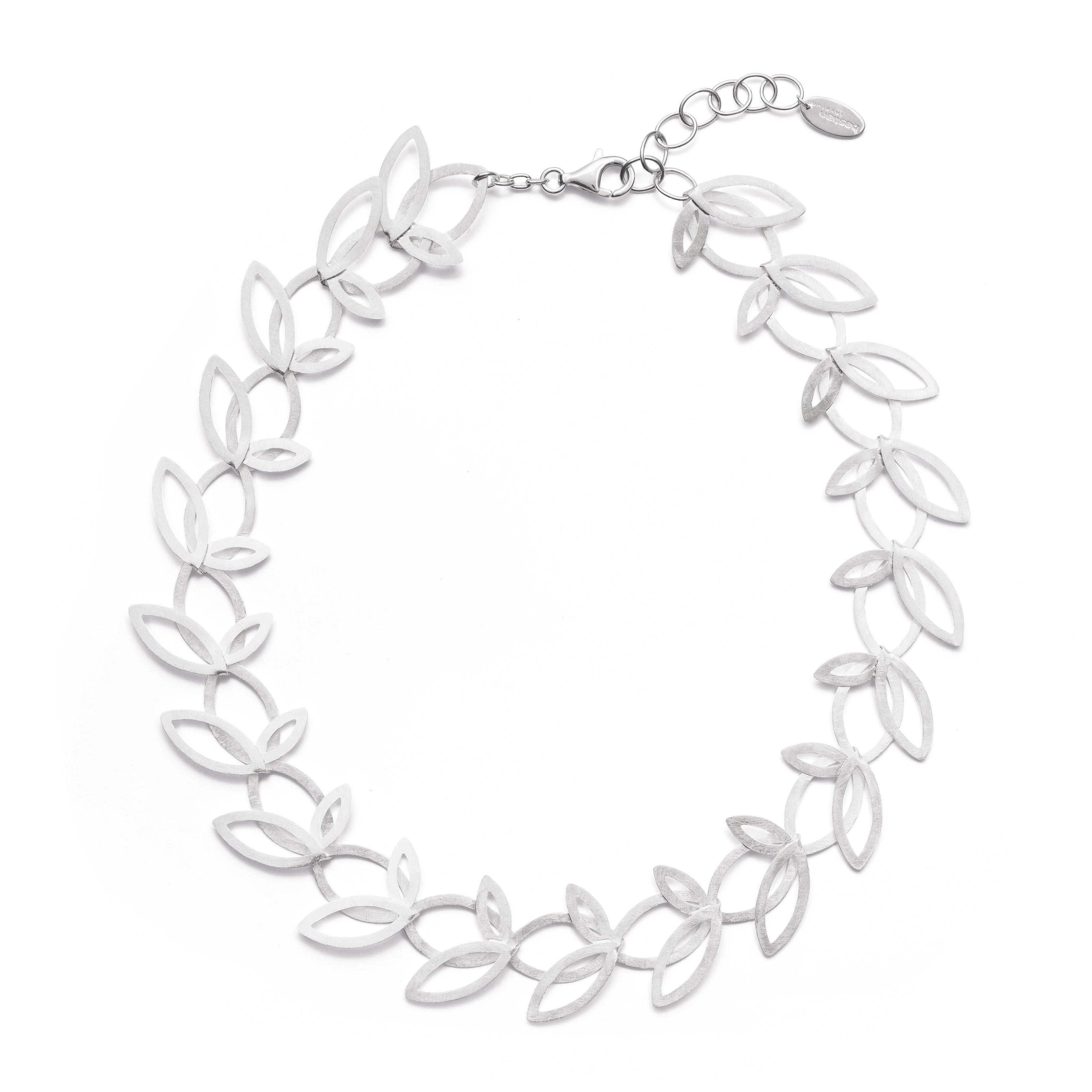 925/ - collier børstet, 46 CM + 6 CM