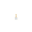 LUXURY 14ct. gold pendant w. lab grown diamond 0,25ct TW/VS2