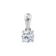 LUXURY 14kt. guldvedhæng m. lab grown diamant 0,25ct TW/VS2