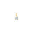 LUXURY 14ct. gold pendant w. lab grown diamond 0,50ct TW/VS2