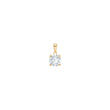 LUXURY 14ct. gold pendant w. lab grown diamond 0,70ct TW/VS2