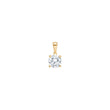 LUXURY 14ct. gold pendant w. lab grown diamond 1,00ct TW/VS2