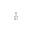 LUXURY 14ct. gold pendant w. lab grown diamond 1,00ct TW/VS2
