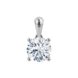 LUXURY 14ct. gold pendant w. lab grown diamond 0,70ct TW/VS2