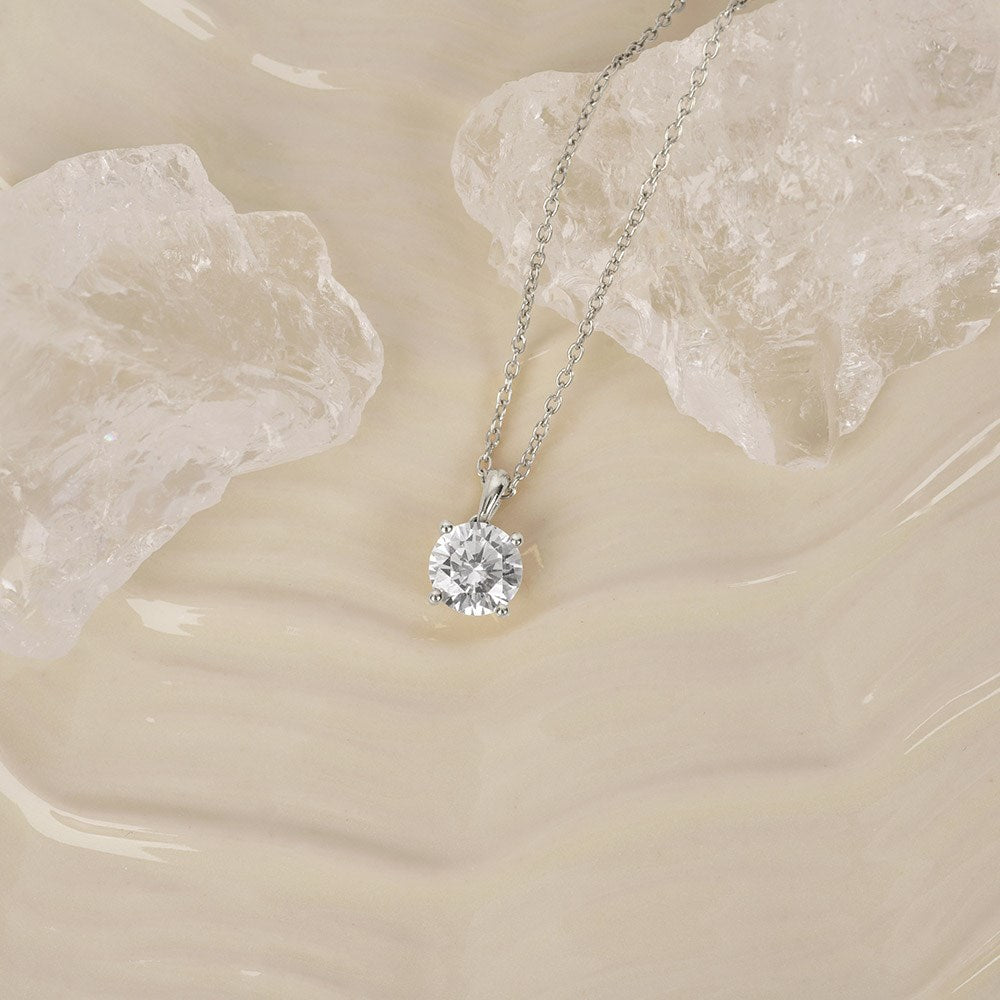 LUXURY 14kt. Gold Anhänger m. Lab Grown Diamant 1,00ct TW/VS2 - Gold