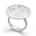 925/- Ring mattiert/gebürstet