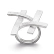 925/- Ring gebürstet