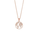 Silver pendant ETTANOR 15mm 42+3cm