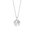 Silver pendant ETTANOR 15mm 42+3cm