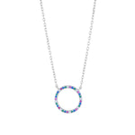 Silver pendant FILUCANOR 14mm 42+3cm