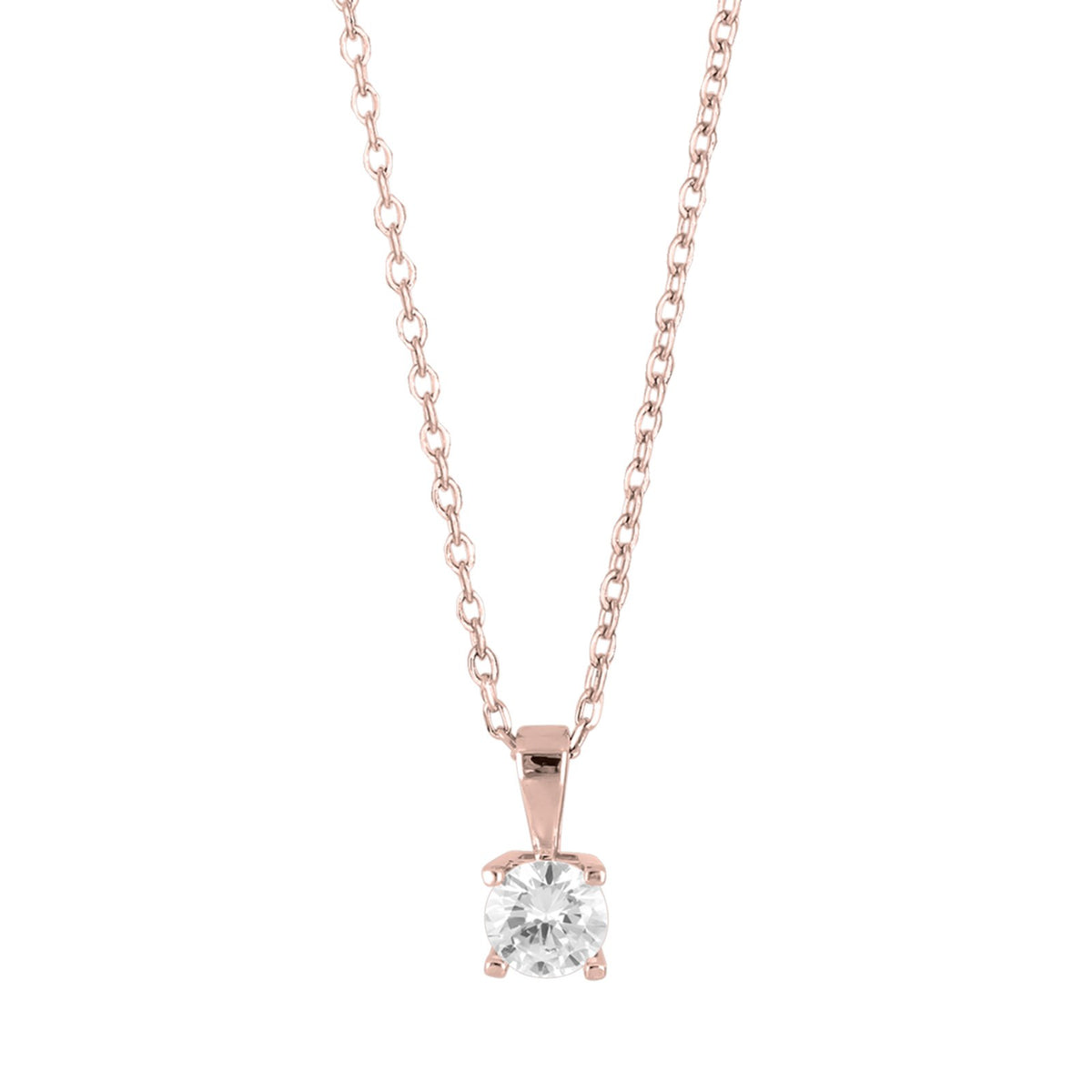 Silberanhänger 5mm Greifer HEGENOR - Rosévergoldet