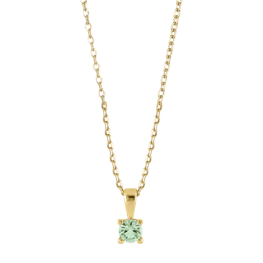 Silberanhänger hellgrün 4mm HELENNOR