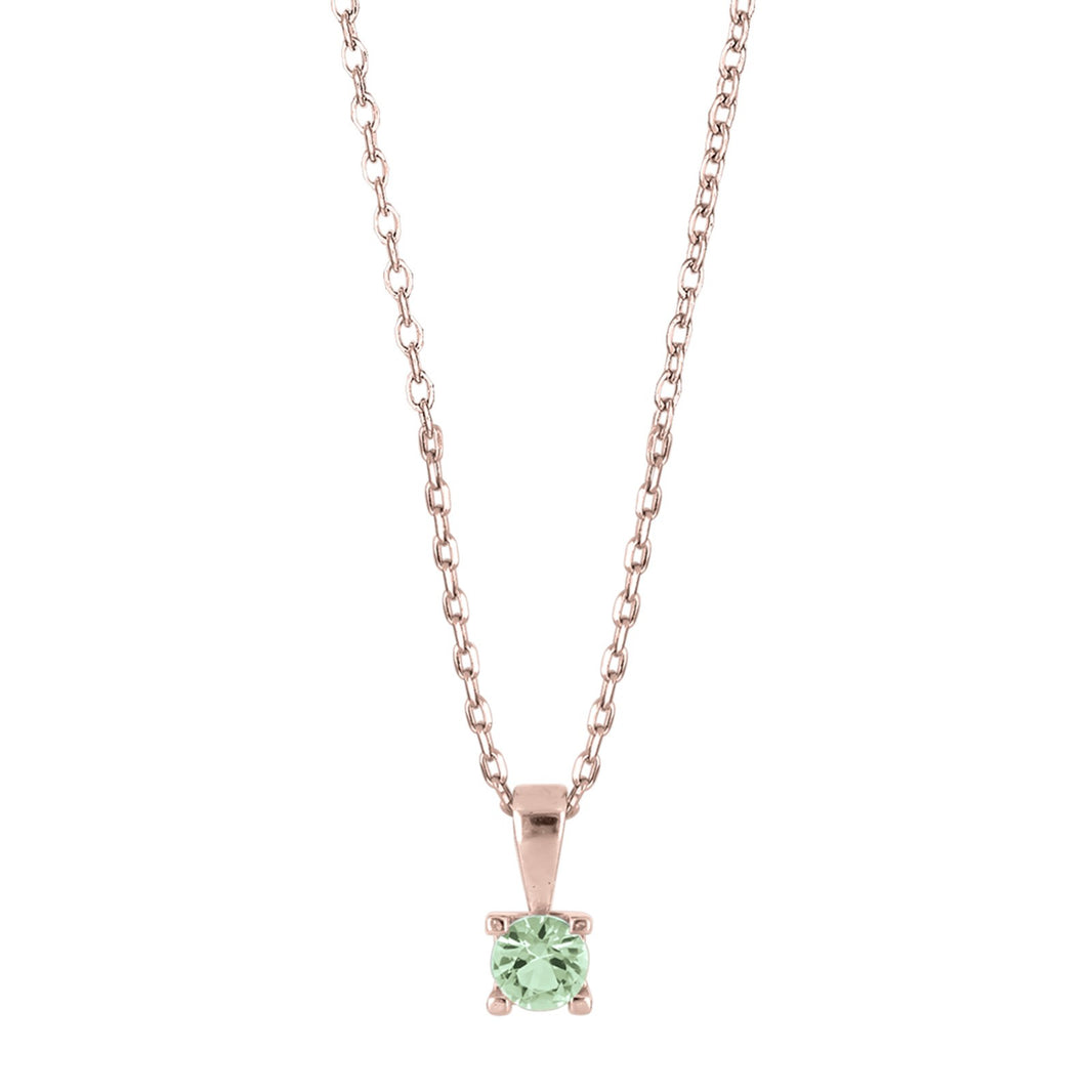 Silberanhänger hellgrün 4mm HELENNOR