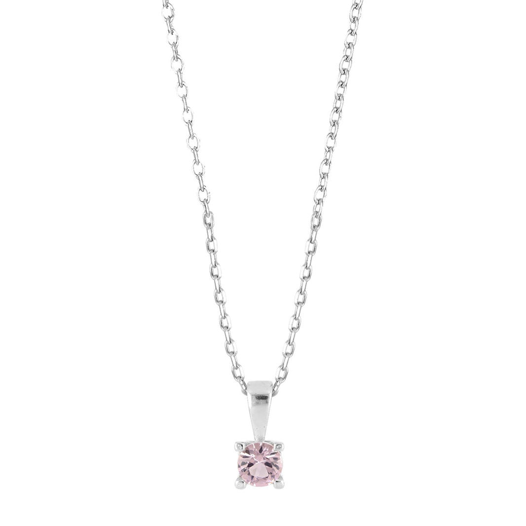 Silberanhänger rosa 4mm HELENNOR