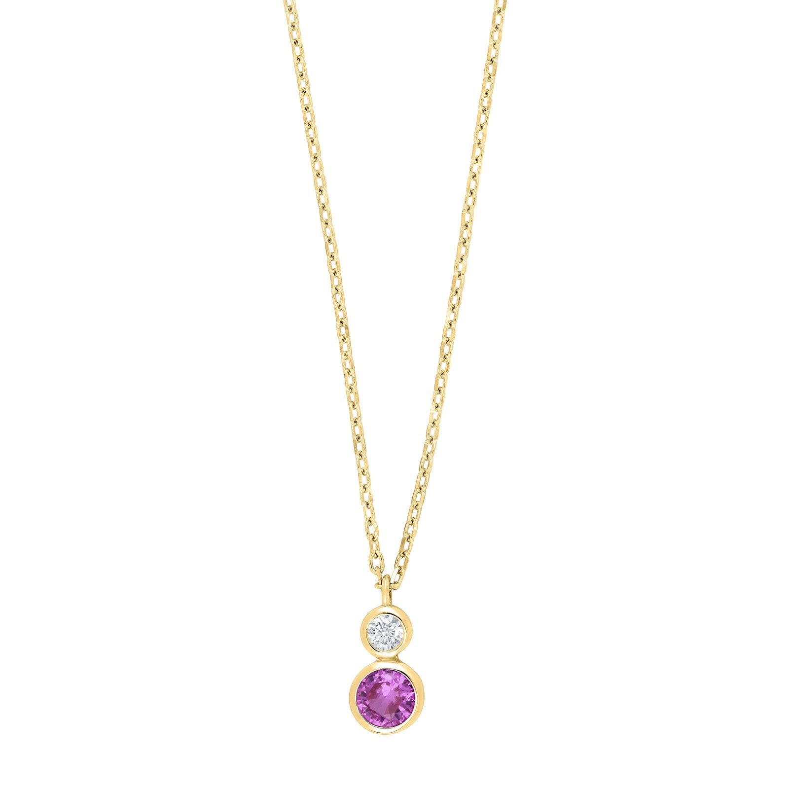Silberanhänger rosa cz IDANOR