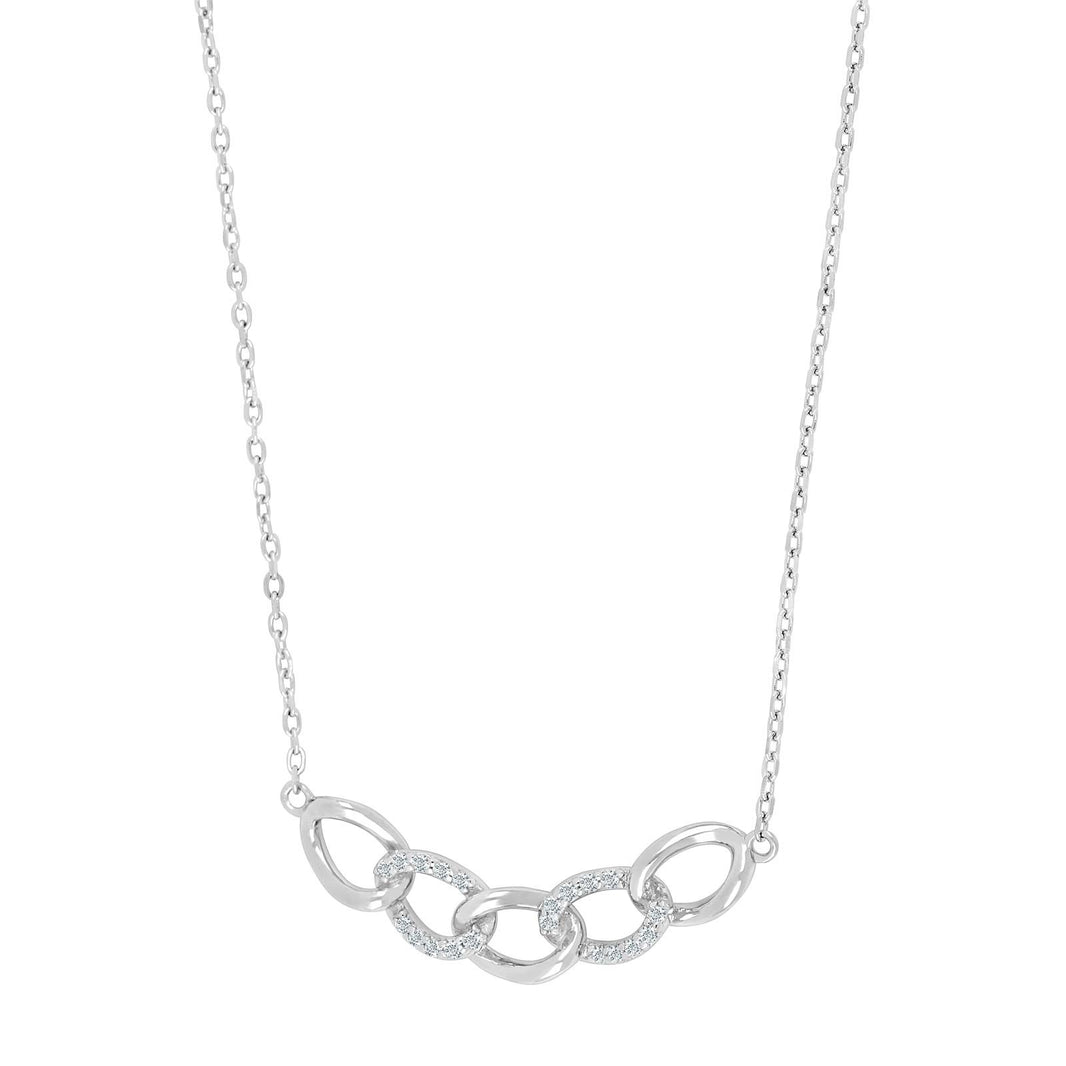 Silver pendant JASMINNOR - Rhodium plated