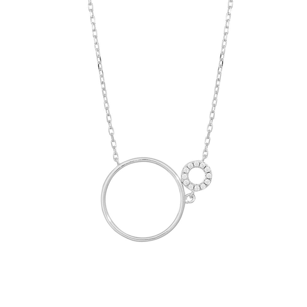 Silberanhänger DONNANOR 24mm - Rhodiniert