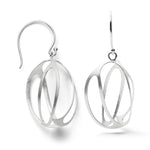 925/- earrrings satin