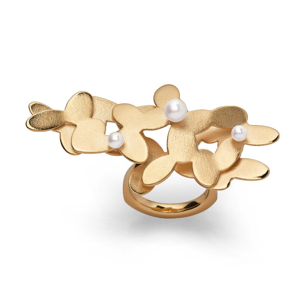 925/- Ring, ex. Lebensmittel, Kulturjuwel