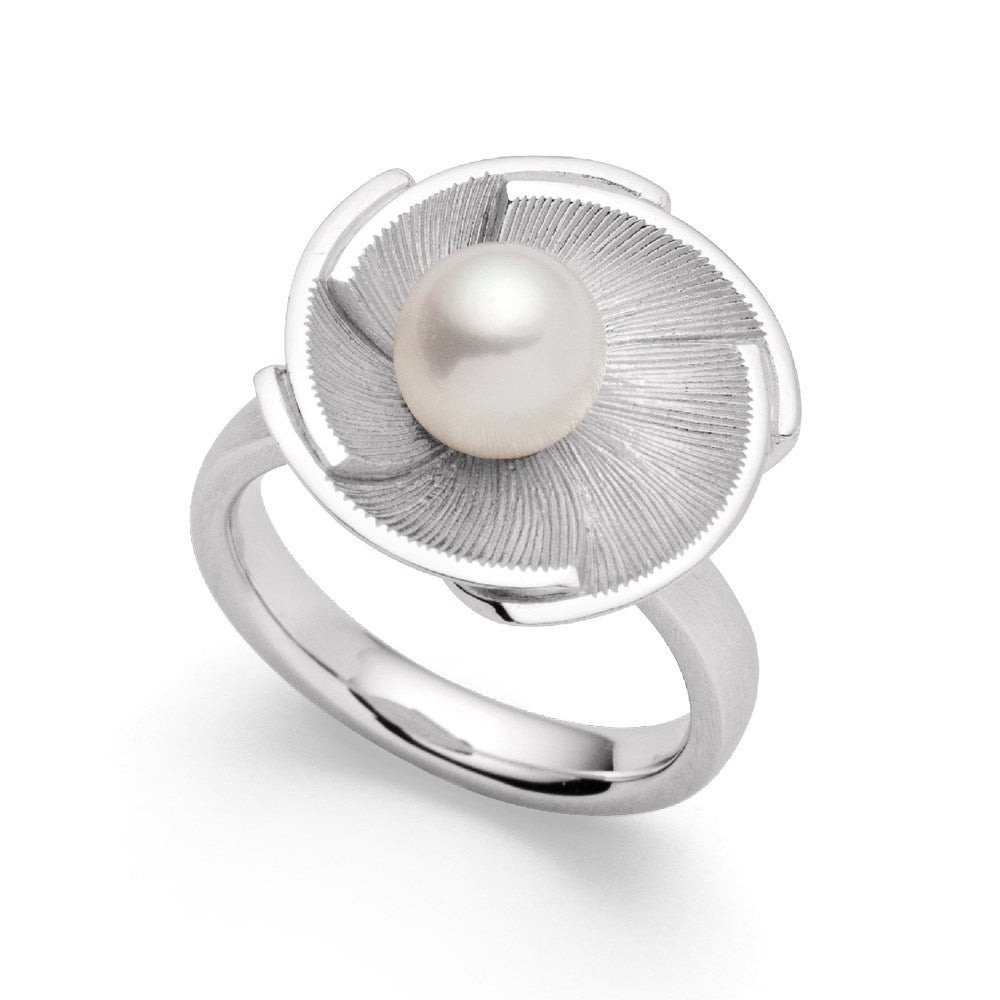 925/- Call, rho. matt/glänzend, Zuchtperle