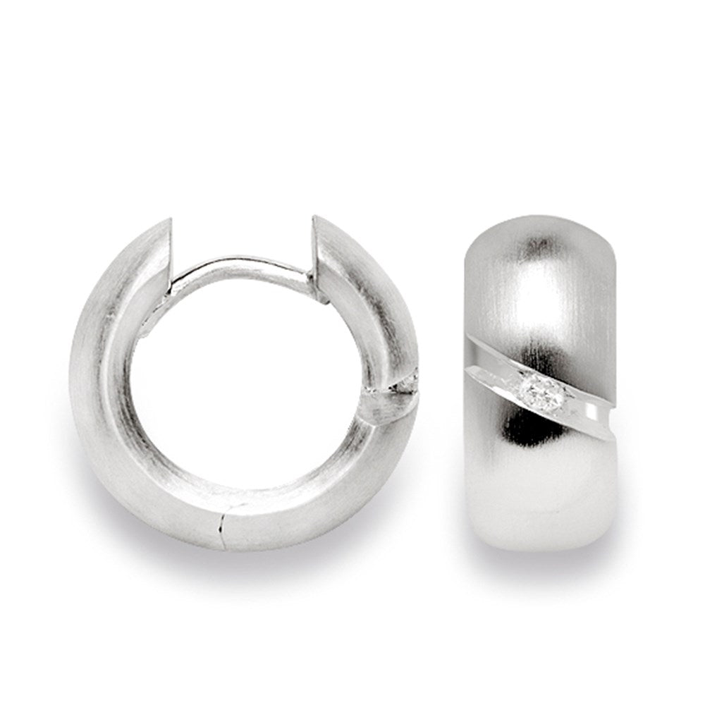 925/- creol matt., Brillanten 0,04ct W-SI