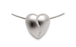 925/- Vedhæng mat, dia.er 0,065ct W-SI