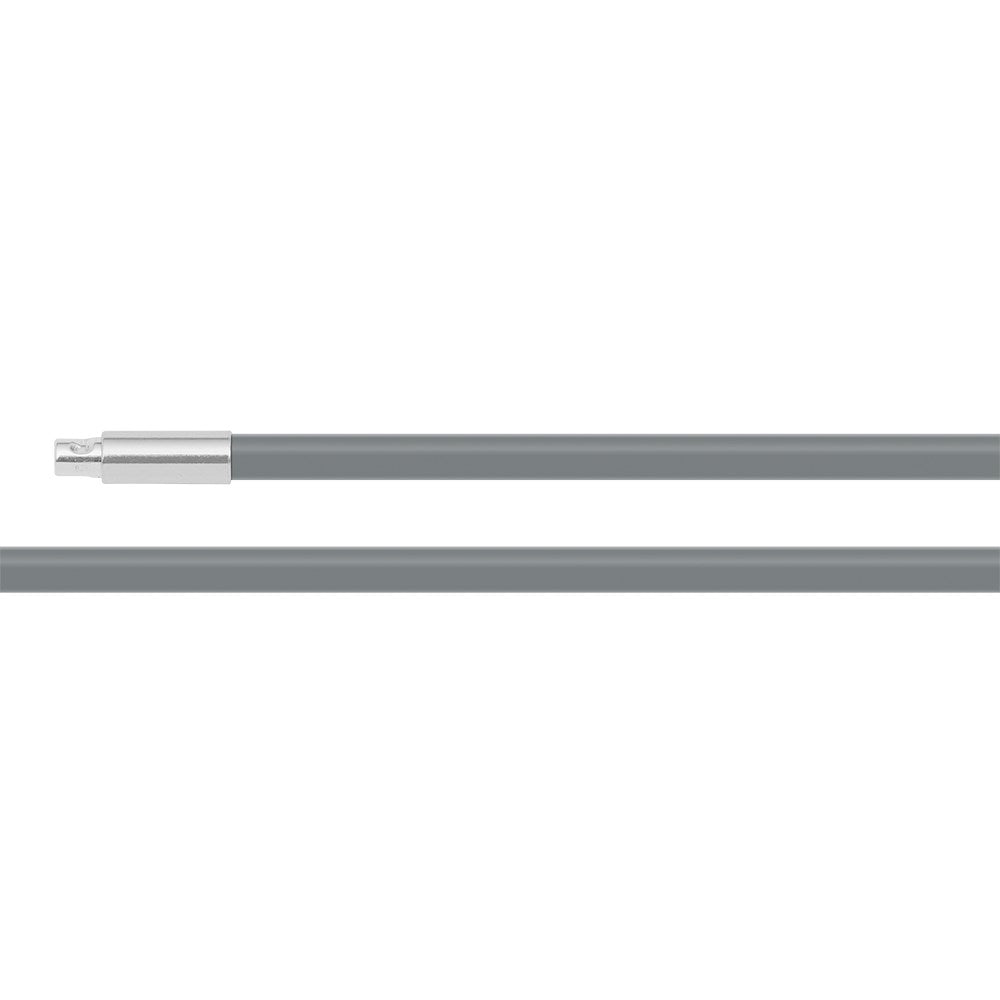 Grå læderrem med 925/- Bajonet lås