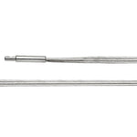 925/- silver circle, triple matt bayonet clasp