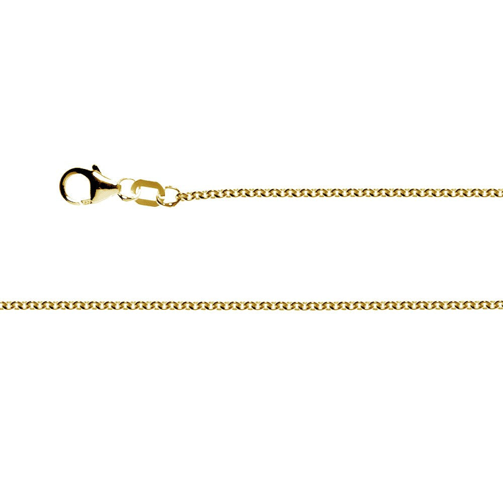 925/- Rundankerkette Karabiner fg 1,5mm - 42