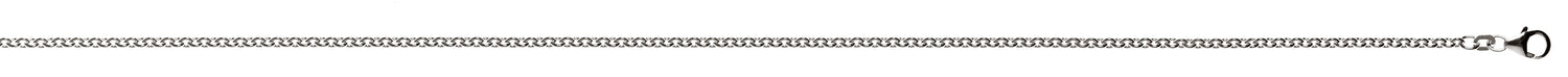925/- Rundankerkette Rho Karabiner 2,8 mm - 42